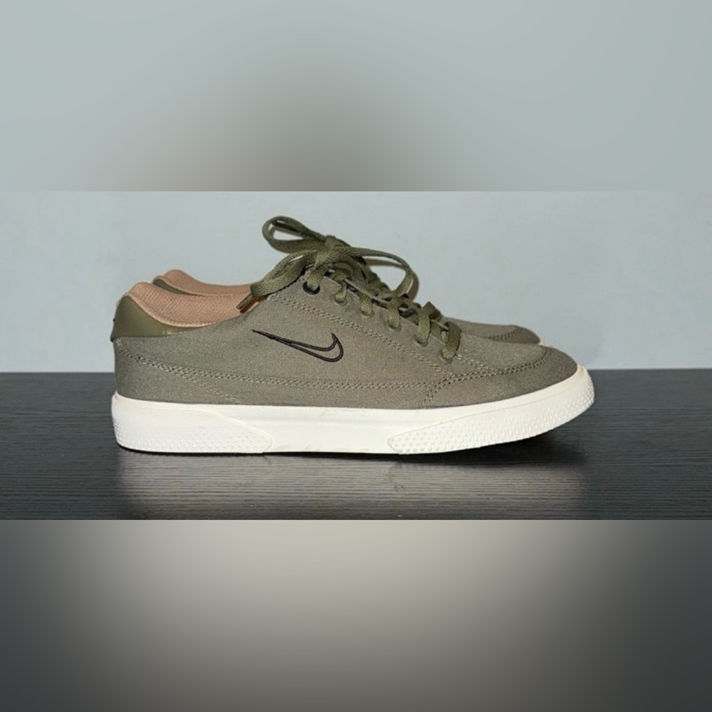 Nike Women's Olive Low-Top Canvas Sneaker